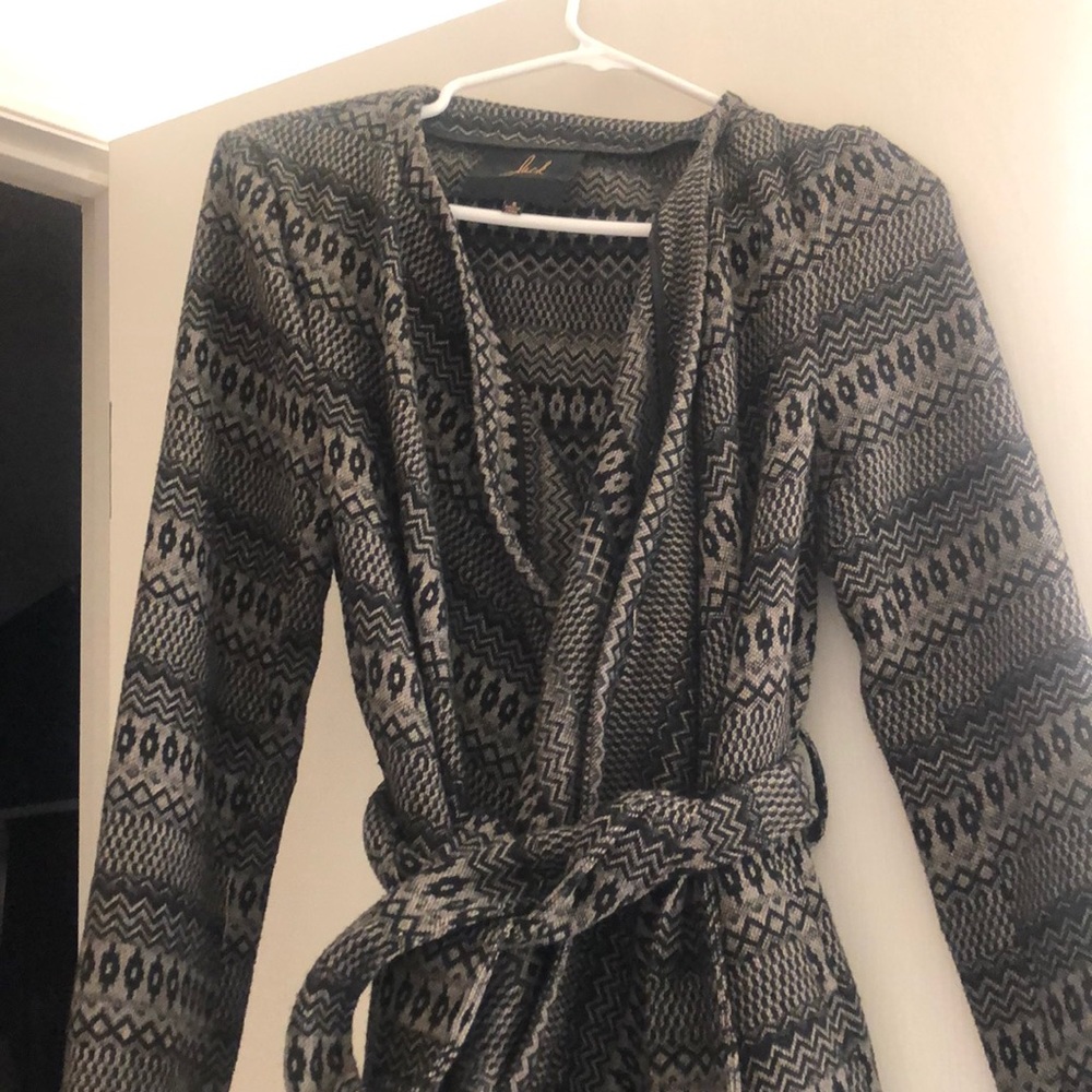 Jack women’s belted wrap coat.